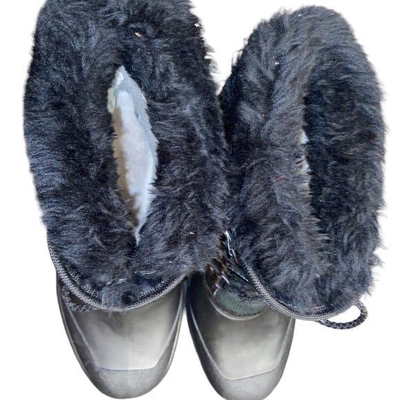 Vintage Sorel Kaufman Winter Boots Women's size 7 Waterproof Canada Green/Black - Picture 10 of 11